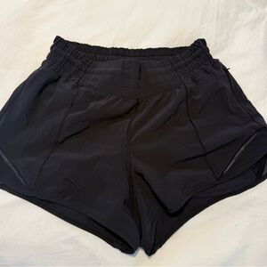 lululemon athletica Black Women's Athletic Running Shorts
